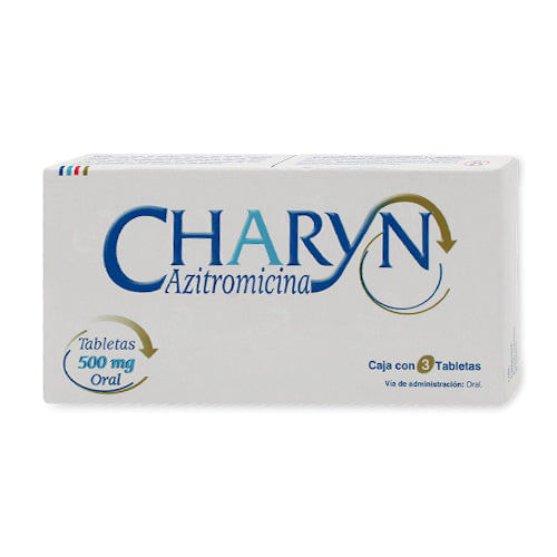 Azitromicina Charyn 500 Mg Con 3 Tabletas