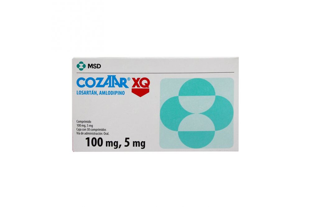 Cozaar Xq 100 / 5 Mg Con 30 Comprimidos