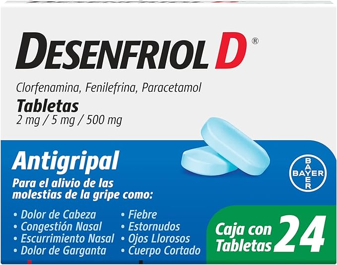 Desenfriol D Nf Con 24 Tabletas