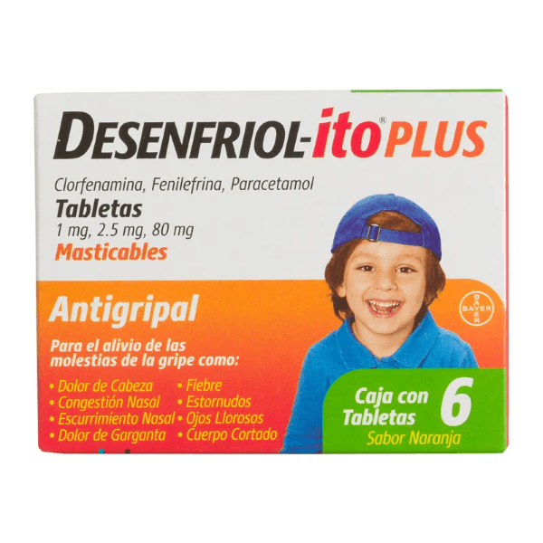 Desenfriol-Ito Plus Naranja Tabletas Mast Con 6