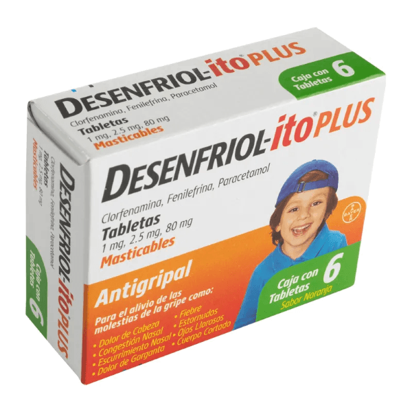 Desenfriol-Ito Plus Naranja Tabletas Mast Con 6