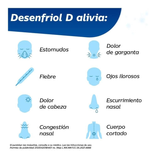 Desenfriol D 2 / 5 / 500 Mg Con 6 Tabletas