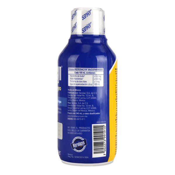 Microdacyn 60 Bucofaringeo 240 Ml