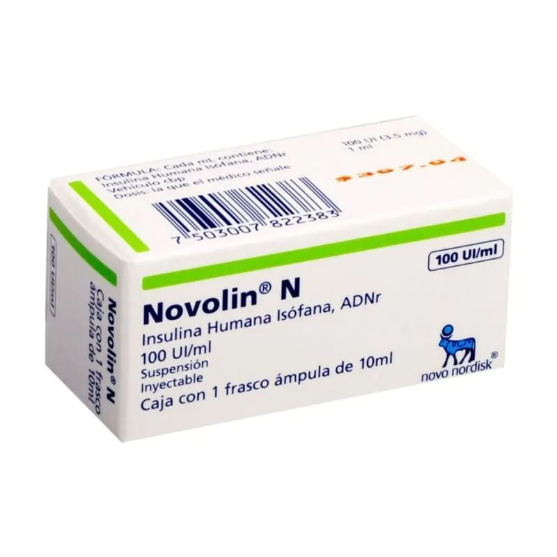 Novolin N 100 U Con 1 Inyectable 10 Ml