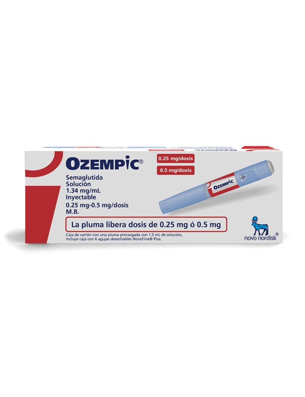 Ozempic Pluma .25 / .5 Mg 1.5 Ml