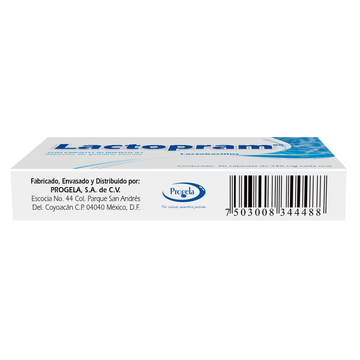 Lactobacillus Lactopram 430 Mg Con 20 Capsulas