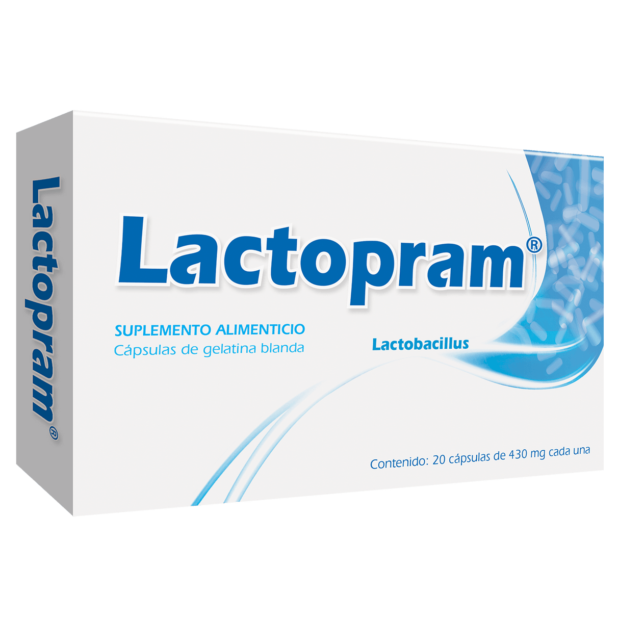 Lactobacillus Lactopram 430 Mg Con 20 Capsulas