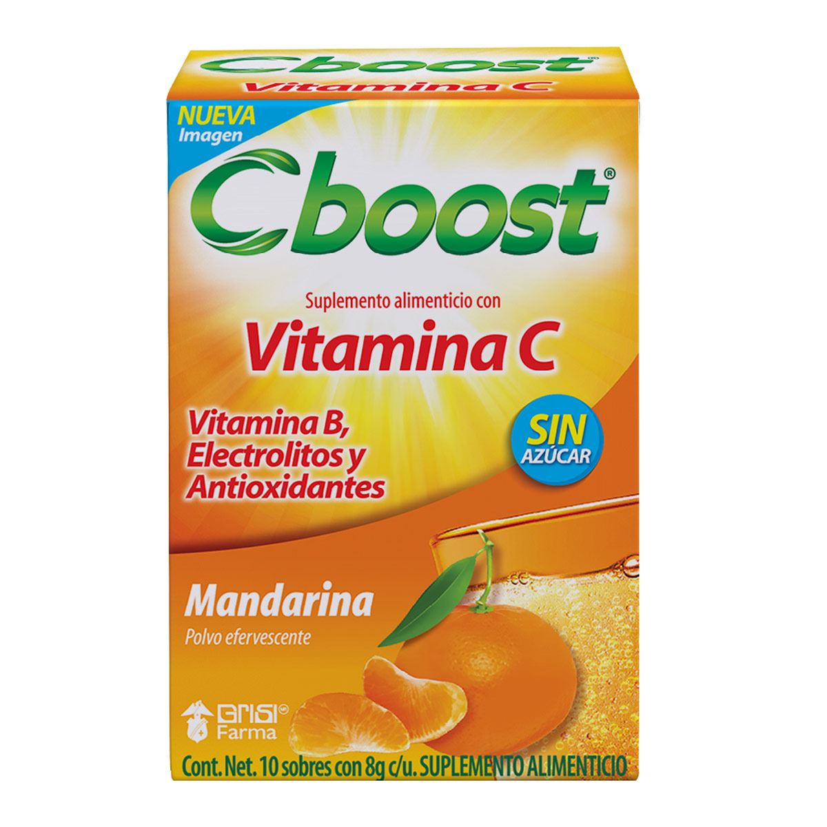Cboost Con 10 Sobres Vitamina C