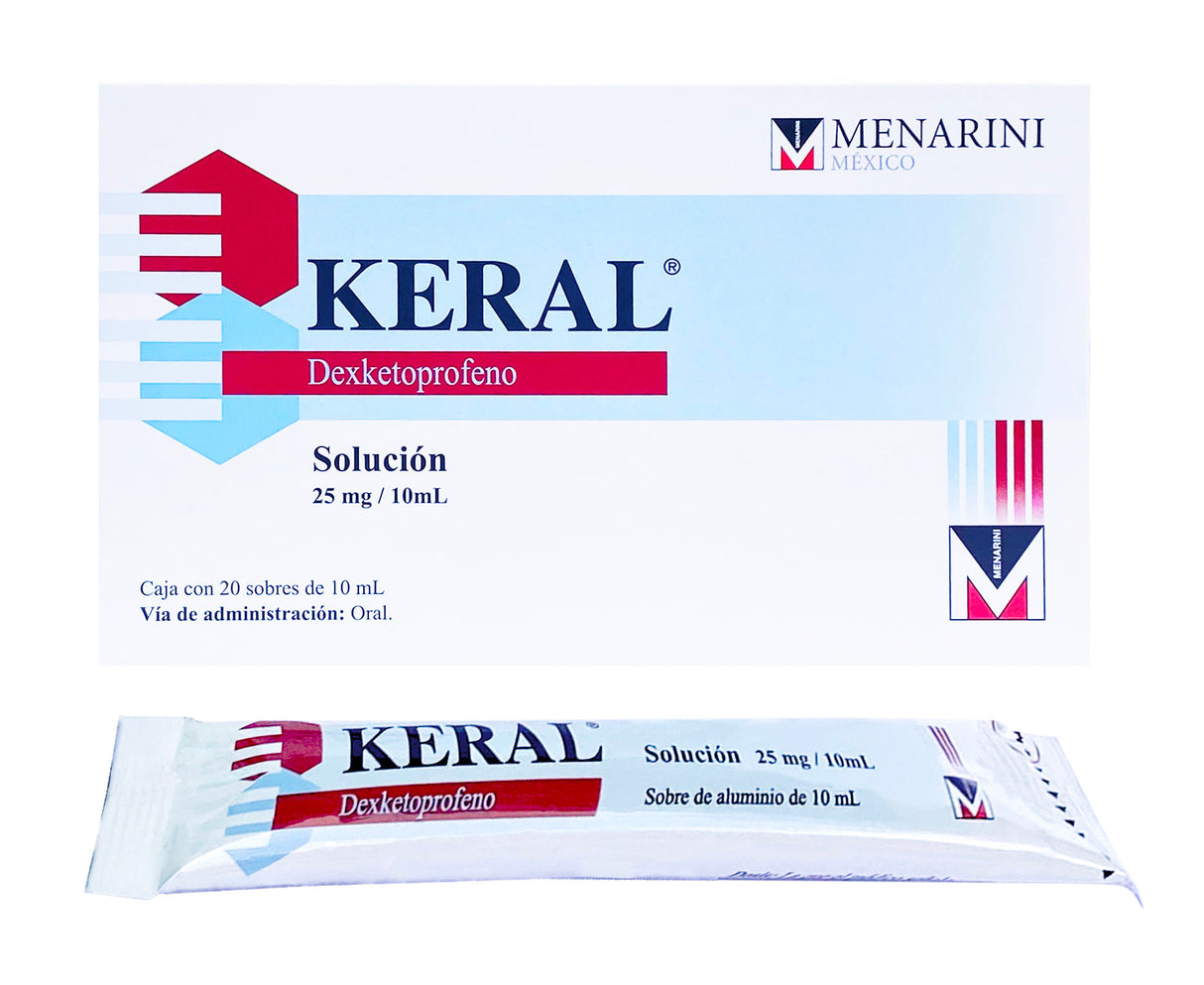 Keral 25 Mg / 10 Ml Solución 20 Sob