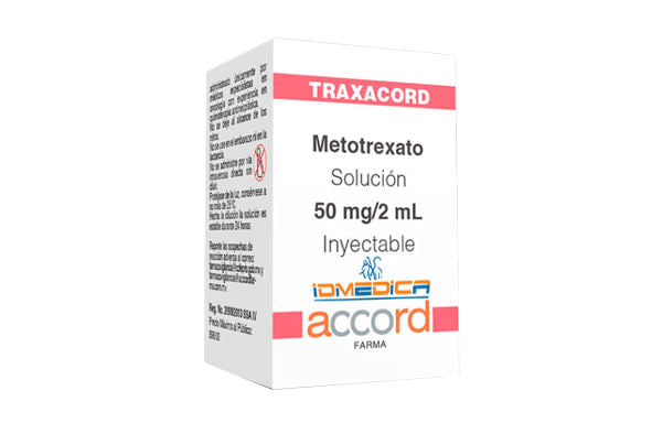 Traxacord Metotrexato Solución Inyectable 50 Mg / 2 Ml