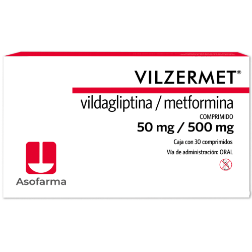 Vilzermet 50 / 500 Mg 30 Cpr