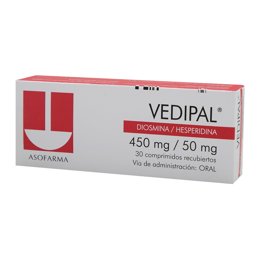 Vedipal 450 Mg / 50 Mg Con 30 Tabletas