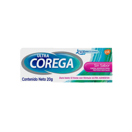 Corega Ultra Crema Sin Sabor 20 Gr