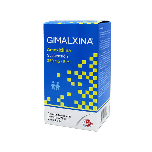Amoxicilina Suspension 250 Mg / 5 Ml Frasco 75 Ml