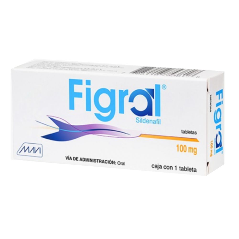 Sildenafil Figral 100 Mg Con 1 Tabletas