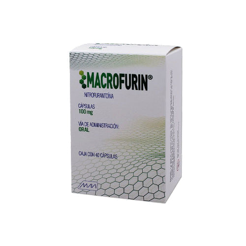Nitrofurantoina Macrofurin 100 Mg Con 40 Capsulas