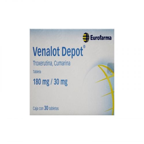 Venalot Depot 180 / 30 Mg Con 30 Tabletas