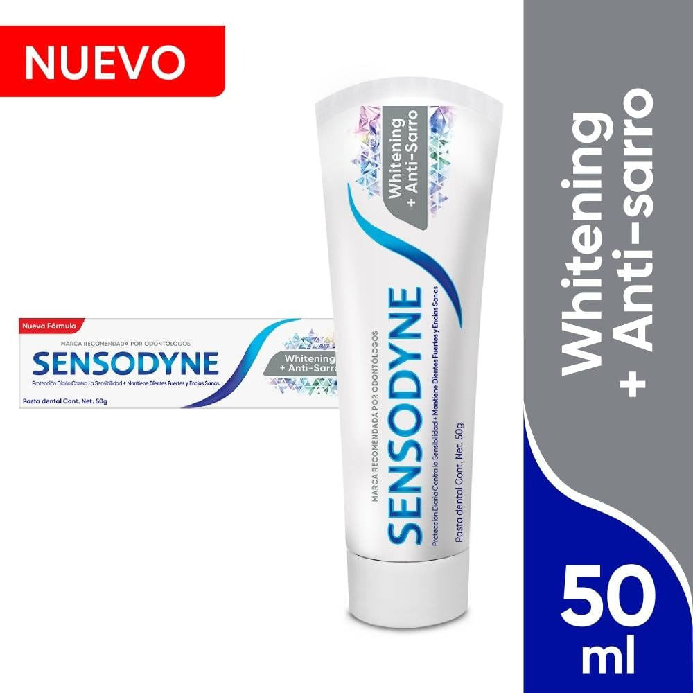 Cd Sensodyne Whiten+Anti Sarro 50 G N Glaxo