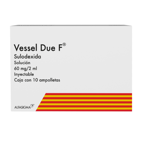 Vessel Due F 60 Mg / 2 Ml Solución Inyectable 10X2 Ml