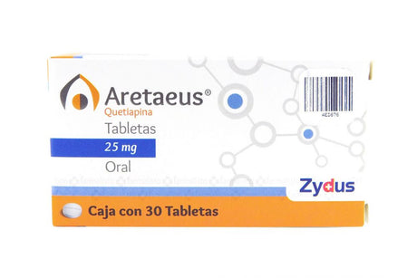 Aretaeus 25 Mg Con 30 Tabletas