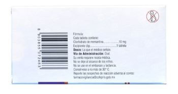 Ezagun 10 Mg Con 30 Tabletas