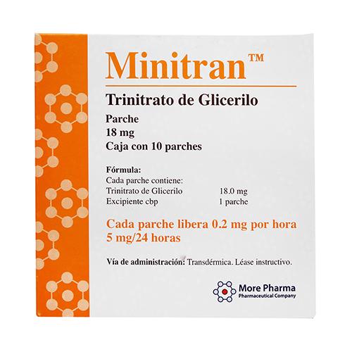 Minitran 18 Mg Con 10 Parche