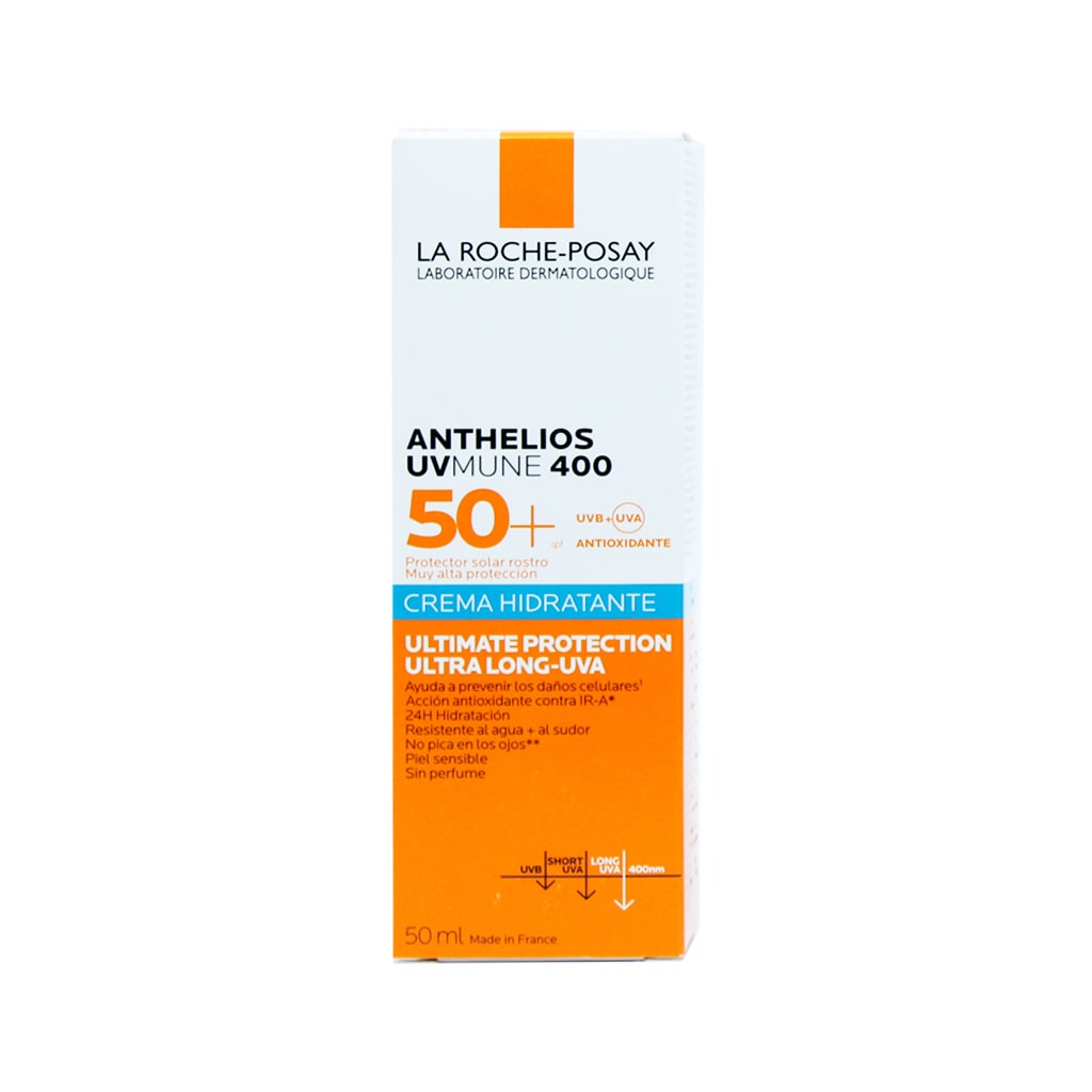 Anthelios Fps50+ Uv Mune 400 Crema Hidratante 50Ml La Roche-Posay 337875797719