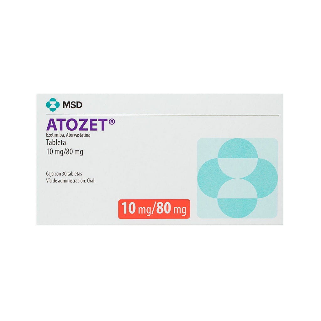 Atozet 10Mg 80 Mg Tabletas 30 7501050604192