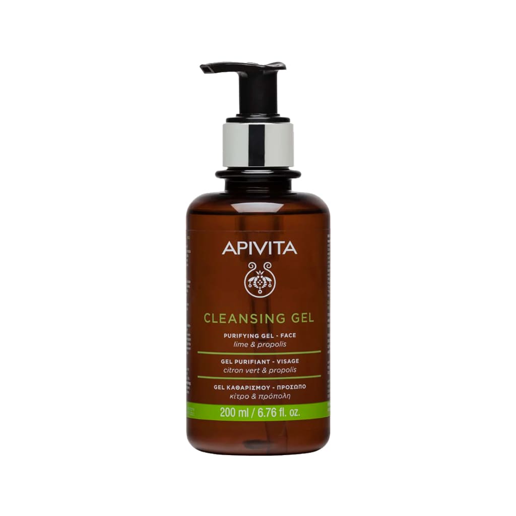 Gel Limpiador Para Piel Mixta A Grasa 200 Ml Apivita 5201279072889