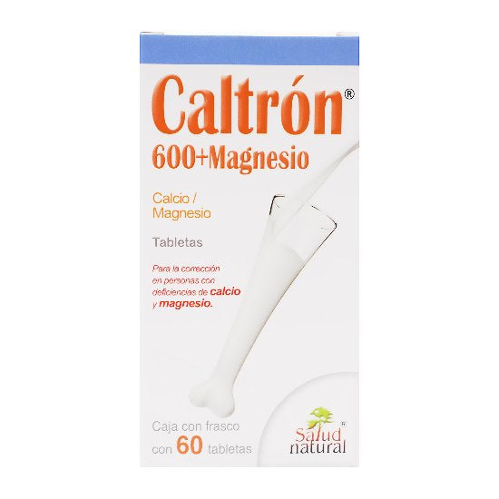 714908101003-Carbonato De Calcio Caltron 600-Magnesio Con 60 Tabletas-1