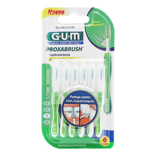 70942914147-Cepillo Interdental Gum Proxa 2Mm 6Pz-1
