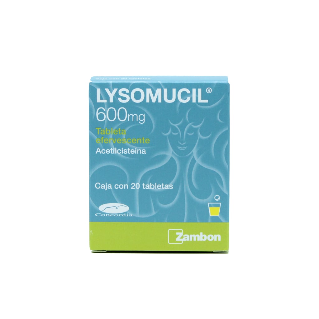 Lysomucil 600 Mg Tabletas Efervecentev Con 20 7502209710108