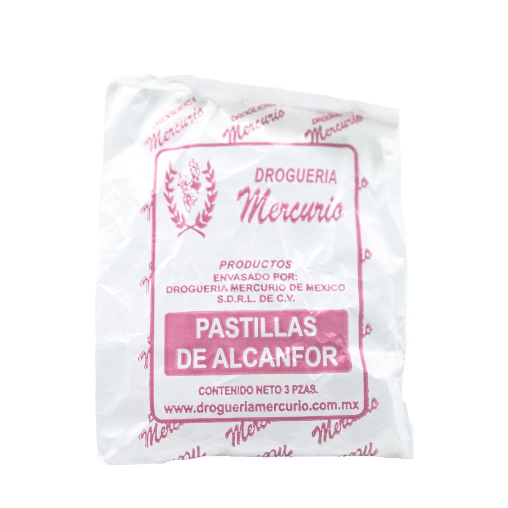 Mercurio Sobres Alcanfor Con 3 Piezas 3311000003463