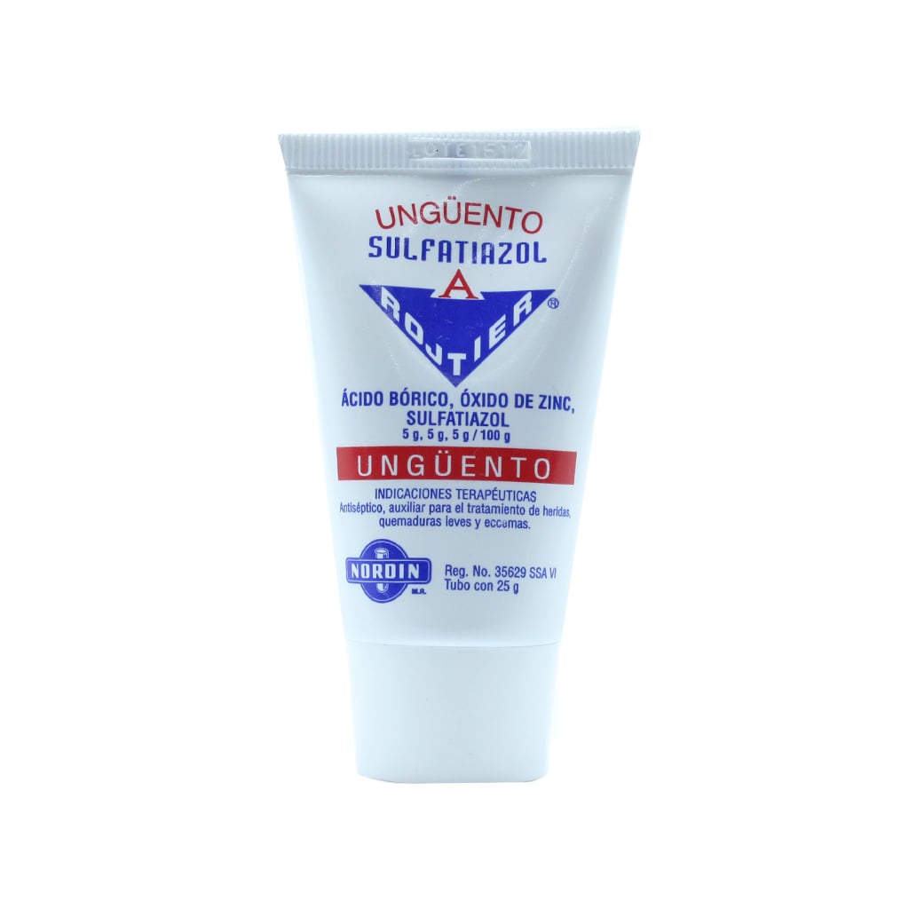 Nordin Unguento Sulfatiazol 25 Gr 7501400800625