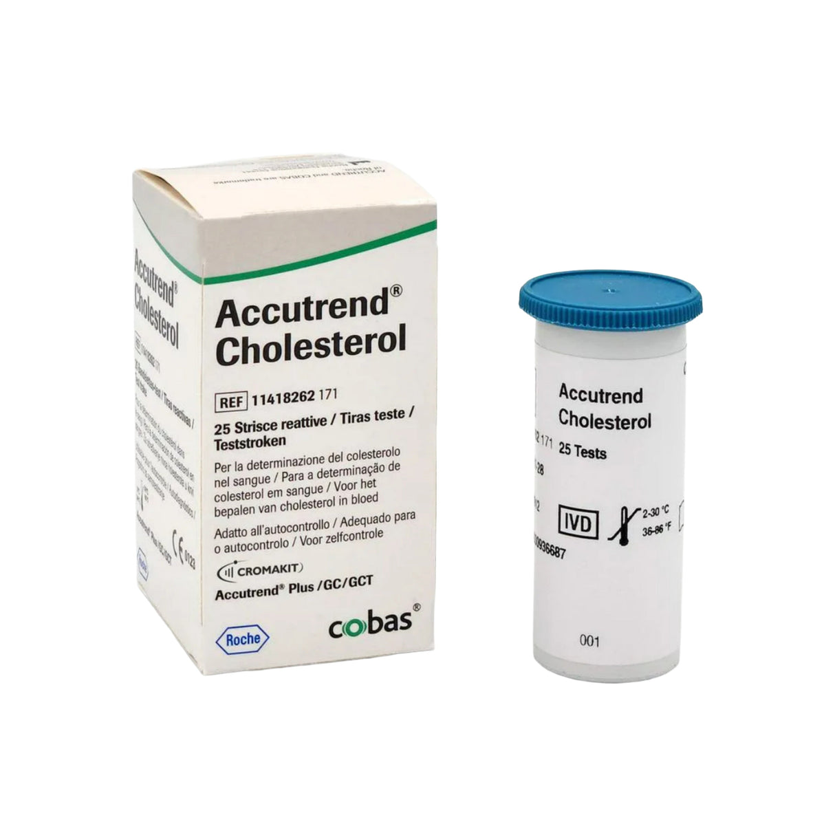 Accutrend Colesterol 25 Tests 4015630000364