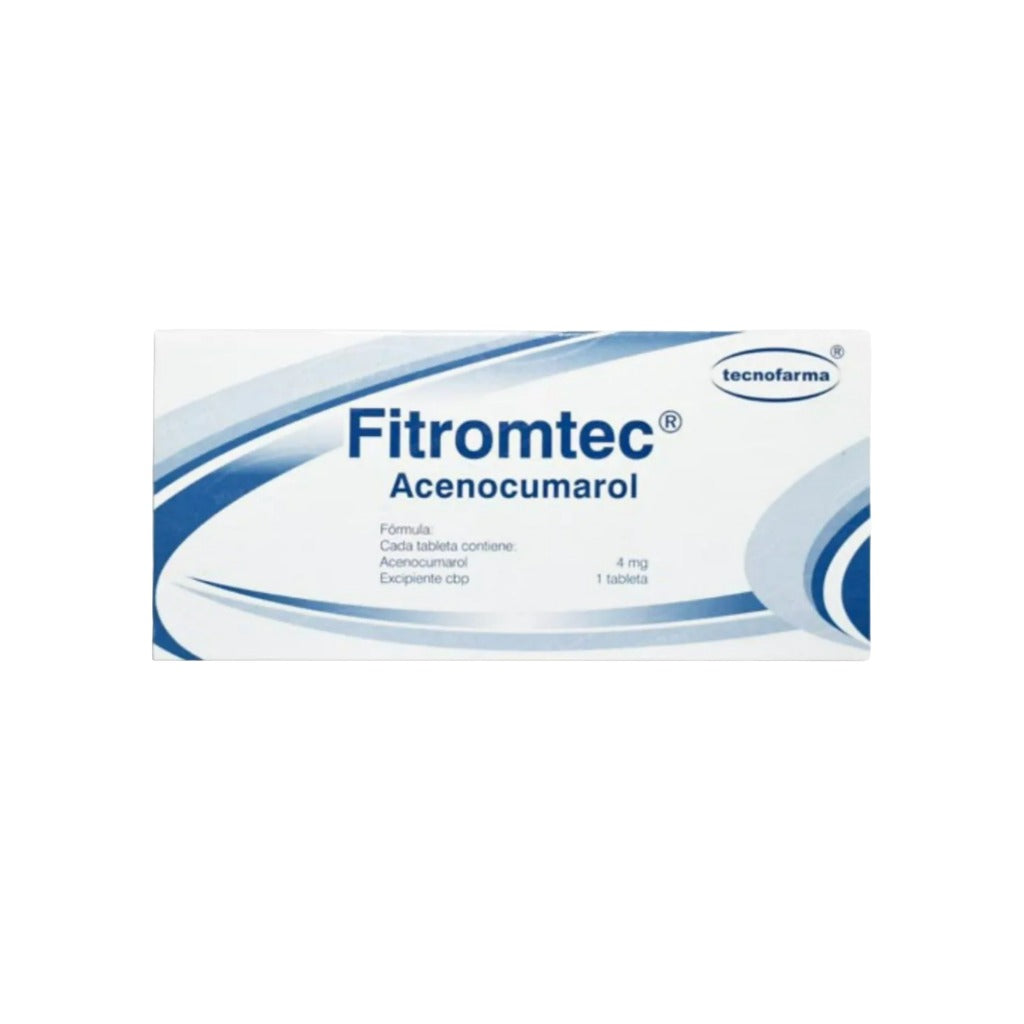 Acenocumarol Fitromtec 4 Mg Con 20 Tabletas 7501471889611