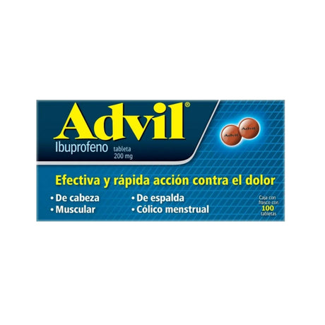 Advil 200 Mg Con 100 Grageas 7501065075963
