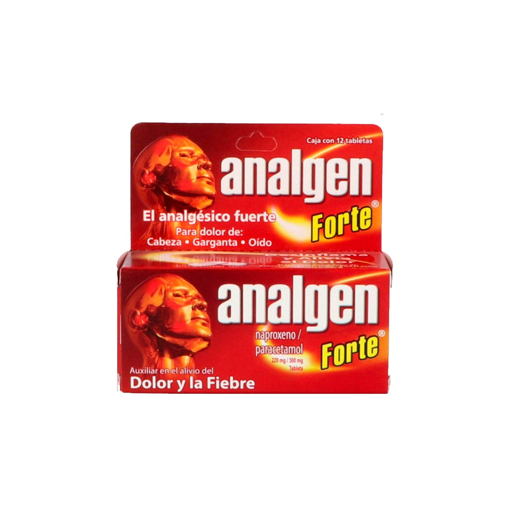 Analgen Forte Con 12 Tabletas 7501299309629