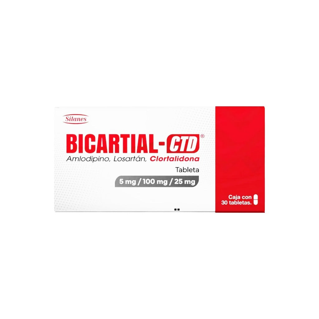 Bicartial-Ctd 5/100/25Mg 30 Tabletas 7501101600791
