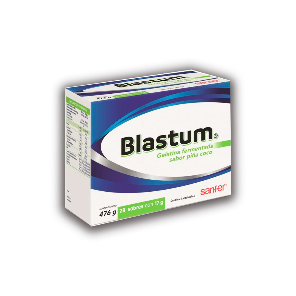 Blastum Gelatina Ferm 476 Gr 28 Sobres 17 Gr Con U 7501070601225