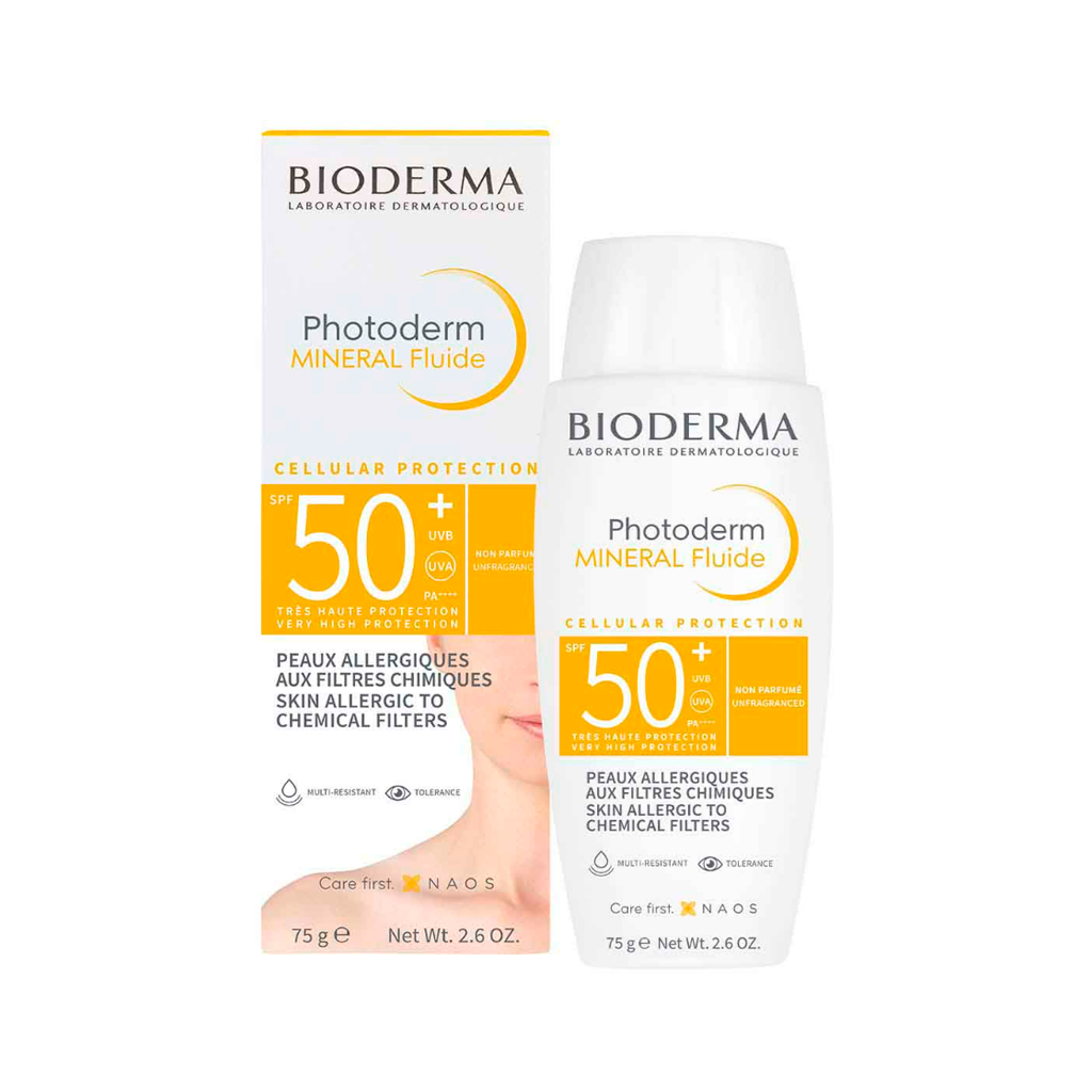 Bloq Photoderm Fps50 Mineral Fluido 75 Gr Bioderma