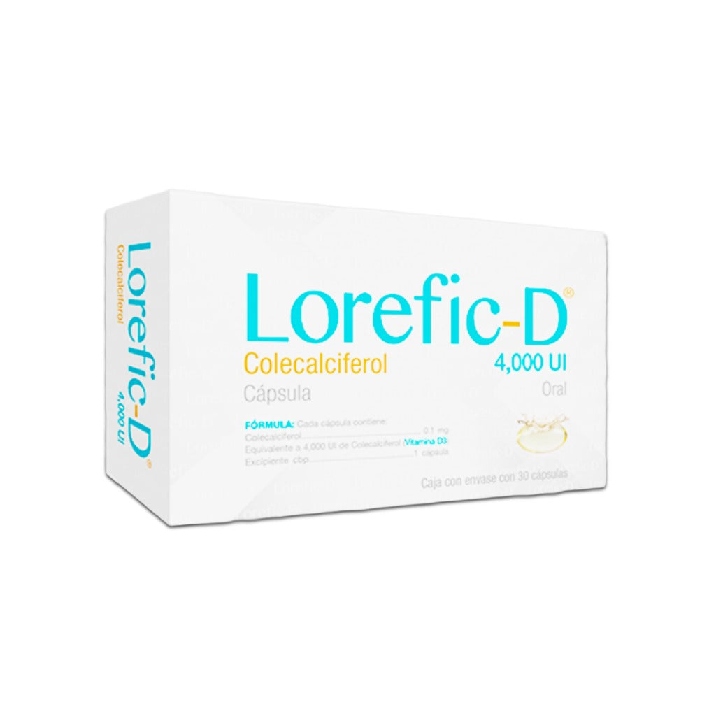 Colecalciferol Lorefic-D 4000 Ui Capsulas 30 Progela 7503027446408