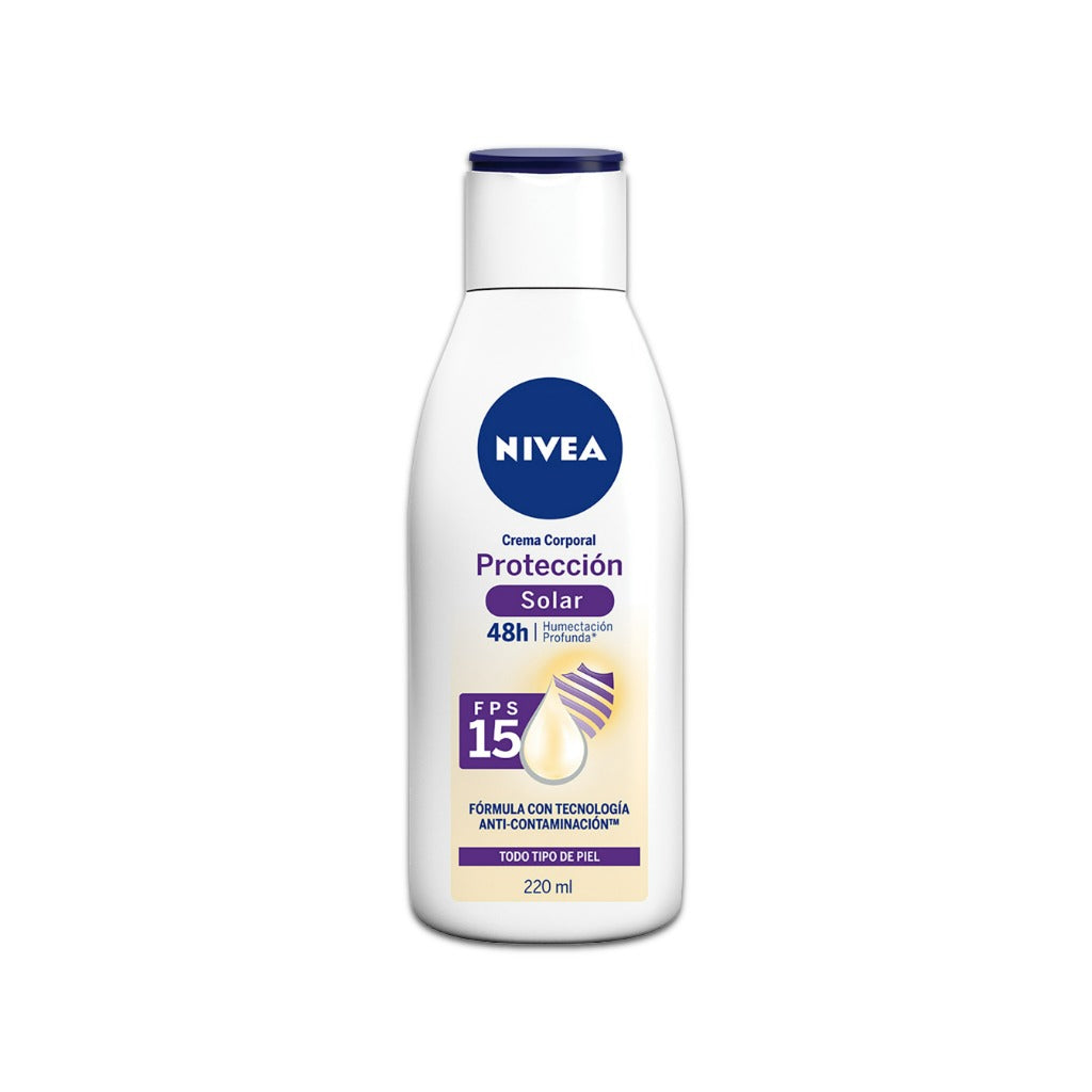 Crema Corporal Nivea Proteccion Solar Fps15 220Ml 7501054549857