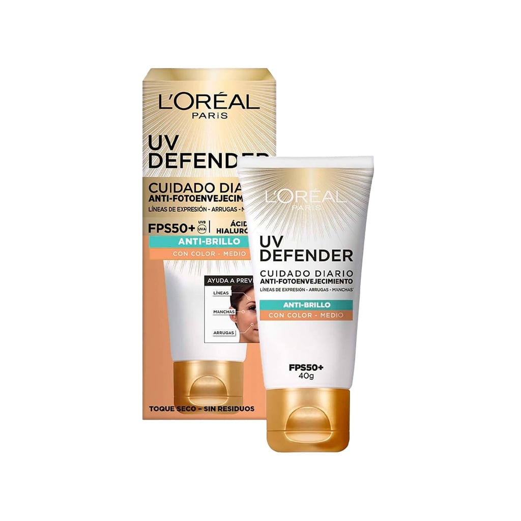 Crema Loreal Uv Defender Fps50 Color Medio 40G 7899706181853