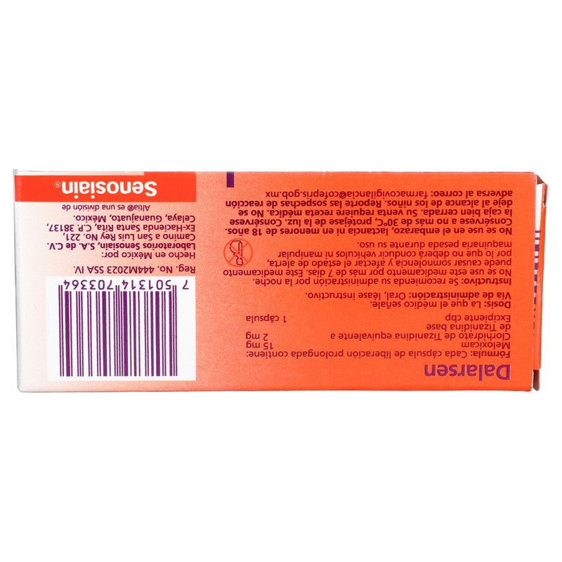 Dalarsen 15Mg2Mg 10 Capsulas 7501314703364 7