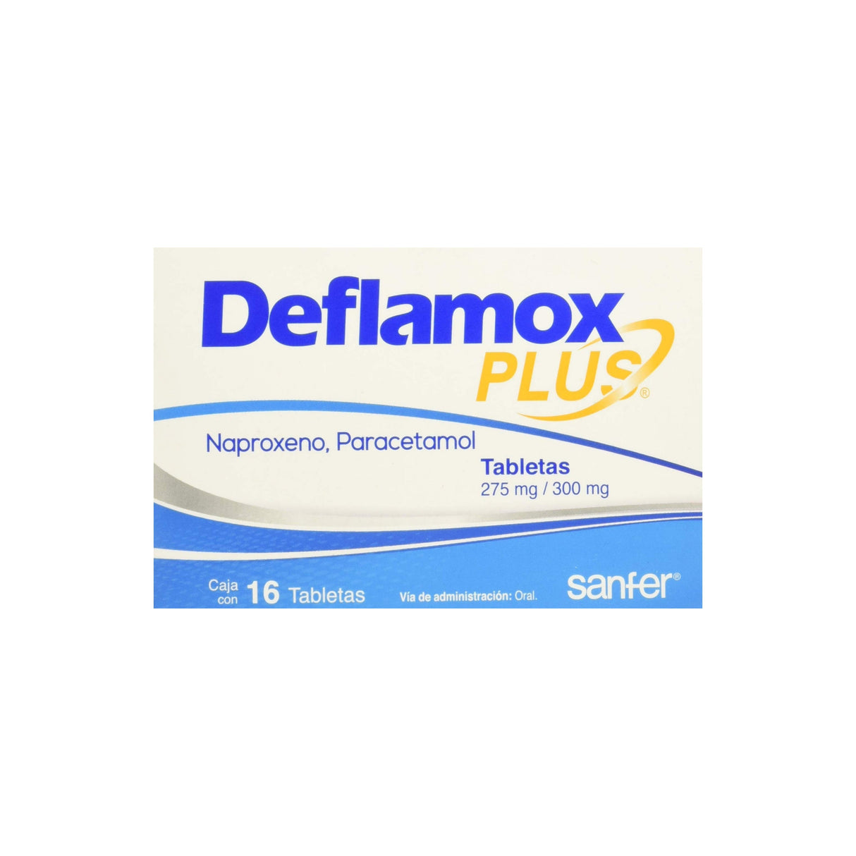 Deflamox Plus 275 / 300 Mg 1Con 2 Tabletas 7501070600433