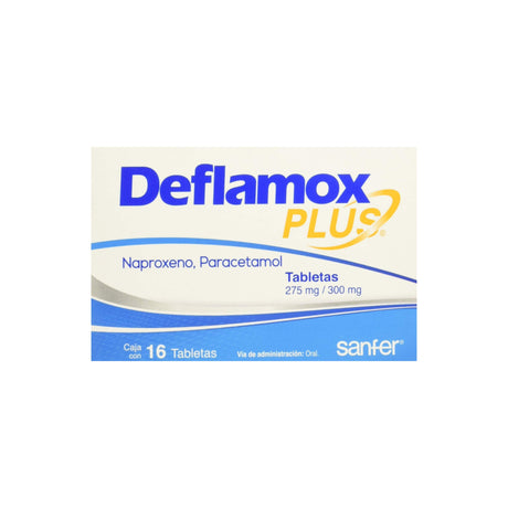 Deflamox Plus 275 / 300 Mg 1Con 2 Tabletas 7501070600433
