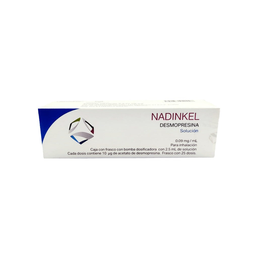 Desmopresina Nadinkel 0.09 / 2.5 Ml Con 25 Dosis Dankel 7502256040098