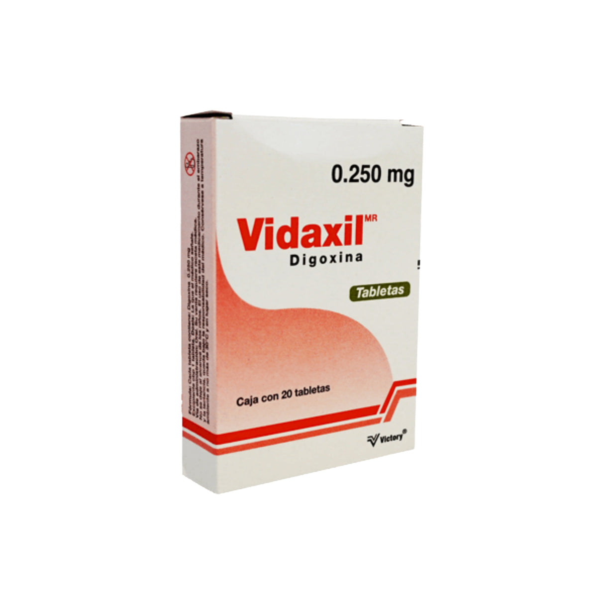 Digoxina Vidaxil 0.125 Mg Con 20 Tabletas 656599041704
