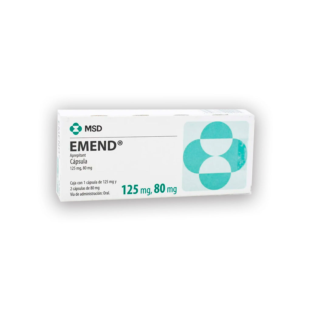 Emend 125 / 80 Mgcon 1 Capsula 7501326000215